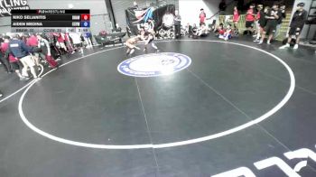 106 lbs Niko Selianitis, BAWA-Bay Area Wrestling Association vs Aiden Medina, CVWA - Central Valley Wrestling Association