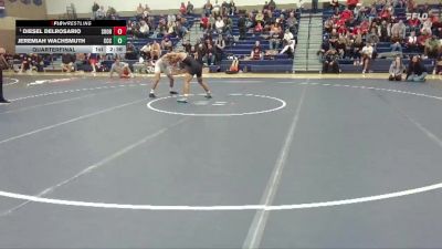 125 lbs Quarterfinal - Diesel DelRosario, Southern Oregon vs Jeremiah Wachsmuth, Clackamas Community College