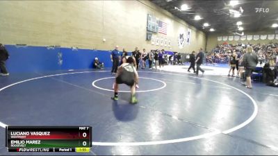 175 lbs Champ. Round 2 - Luciano Vasquez, Westmont vs Emilio Marez, Roosevelt