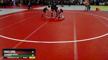 80 lbs Champ. Round 1 - Kameron Smith, Dover-Eyota vs Grady Webb, Chaska/Chanhassen