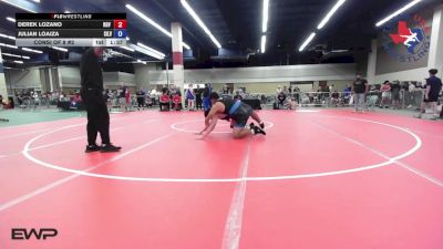 215 lbs Consi Of 8 #2 - Derek Lozano, RGV Warrior Wrestling Club vs Julian Loaiza, Silverback Wrestling Fort Worth