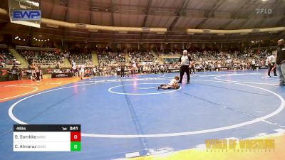 46 lbs Round Of 32 - Brooks Sombke, Dakota Boyz Wrestling Club vs Camilo Almaraz, Shootbox Wrestling Club