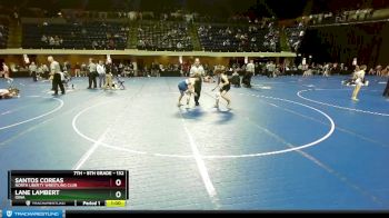 132 lbs Cons. Round 3 - Lane Lambert, Iowa vs Santos Coreas, North Liberty Wrestling Club