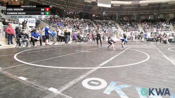 49 lbs Round Of 32 - Axel Wisdom, Victory Youth Wrestling vs Cambrie Kelso, Tiger Trained Wrestling