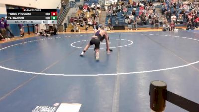 120 lbs Cons. Semi - Greg Vrooman, Douglas vs LJ Hansen, Burns/Pine Bluffs