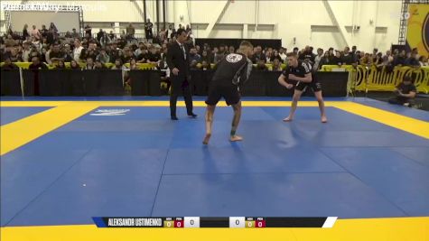 Cole Anthony Abate vs Aleksandr Ustimenko 2024 World IBJJF Jiu-Jitsu No-Gi Championship