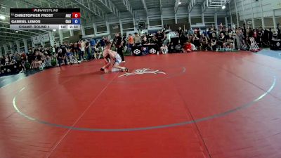 150 lbs Champ. Round 1 - Christopher Frost, Arizona vs Gabriel Lemos, California