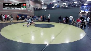 138 lbs Cons. Semi - Alessandra Asaro, All In Wrestling Academy vs Addelyn Gorringe, 208 Badgers Wrestling Club