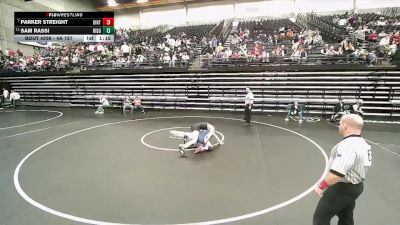 4A 157 lbs Semifinal - Sam Rassi, Ridgeline vs Parker Streight, Uintah