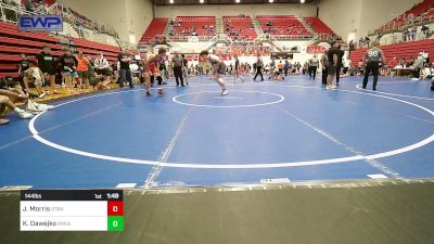 144 lbs Quarterfinal - Jake Morris, Standfast OKC vs Kaden Dawejko, Arkansas