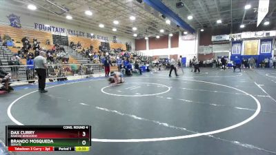 175 lbs Cons. Round 4 - Brando MosQueda, Servite vs Dax Curry, Rancho Bernardo