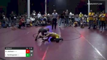 80 lbs Prelims - Arian Jackson, PA West vs Logan VanWagenen, Team Maryland