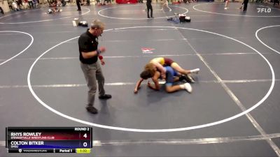 149 lbs Round 2 - Rhys Rowley, Stewartville Wrestling Club vs Colton Bitker, SMSU