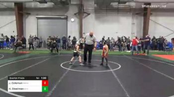 75 lbs Quarterfinal - Jaxon Coleman, Manalapan Braves vs Hunter Steelman, Bitetto