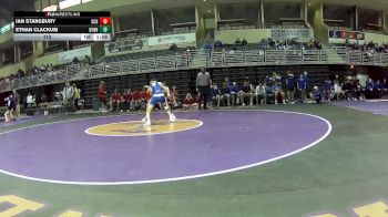 113 lbs Round 3 (4 Team) - Ian Stansbury, Smith Center HS vs Ethan Clackum, Bennington