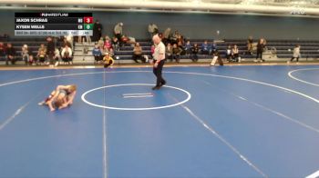 Boys 1st/2nd 49-50 True 2nd 1st Place Match - Jaxon Schrag, Midwest Destroyers vs Kysen Wells, Kearney Matcats