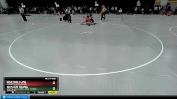 120 lbs Cons. Round 5 - Daxton Kline, Purler Wrestling Inc vs Braden Trang, Southlake Carroll High School Wrestling