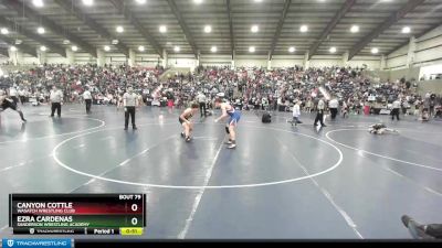 160 lbs Cons. Semi - Canyon Cottle, Wasatch Wrestling Club vs Ezra Cardenas, Sanderson Wrestling Academy