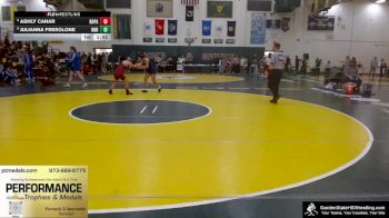 132 lbs Champ. Round 1 - Ashly Canar, Roselle Park vs Julianna Fresolone, Hamilton North- Nottingham