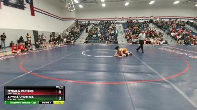 100 lbs Round 4 - Mykala Patters, Katy (Girls) vs Alyssa Ventura, Rockwall (Girls)