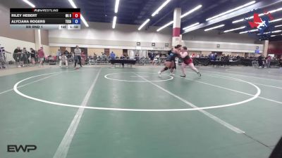 207 lbs Rr Rnd 1 - Riley Hebert, NG Bombers Wrestling Club vs Alyciana Rogers, Texas