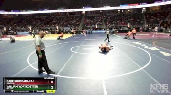 II-285 lbs Semifinal - Gabe Soundararaj, Windsor vs William Wortkoetter, Wilson
