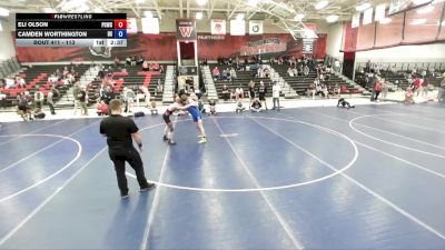 113 lbs Cons. Semi - Camden Worthington, Declo Stingers vs Eli Olson, Park City Wrestling Club