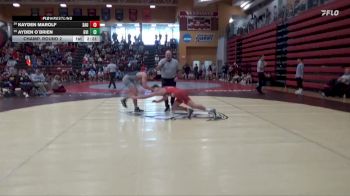 157 lbs Champ. Round 2 - Kayden Marolf, St. Ambrose University vs Ayden O`Brien, Grand View (Iowa)