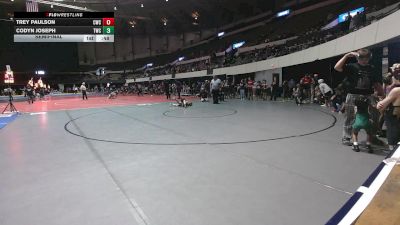 Rookie 3-5 72 Semifinal - Codyn Joseph, Tabb Wrestling Club vs Trey Paulson, Cavalier Wrestling Club