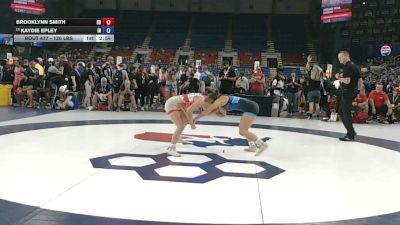 120 lbs Champ. Rd Of 64 - Brooklynn Smith, South Dakota vs Kaydie Epley, Indiana
