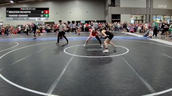 85 lbs Champ. Round 1 - Hunter Germer, Slyfox vs Braxton Ricketts, Smoky Valley