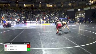 197 lbs Round Of 16 - Gabe Sollars, Indiana vs Hunter Adams, Appalachian State