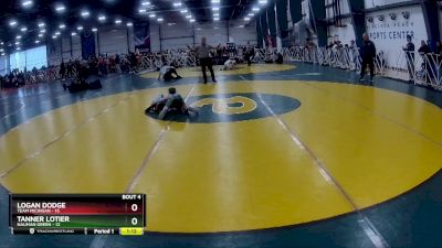 68 lbs Rd# 2 10:30am Friday - Logan Dodge, Team Michigan vs Tanner Lotier, Nauman Green