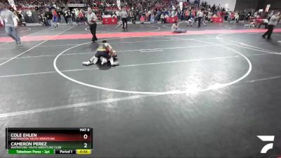 84 lbs Champ. Round 1 - Cameron Perez, Waterford Youth Wrestling Club vs Cole Ehlen, Whitewater Youth Wrestling