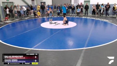 93 lbs Rr1 - Mason Green, Avalanche Wrestling Association vs Dallas Demientieff, Bethel Freestyle Wrestling Club