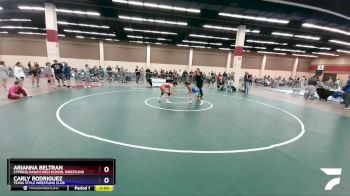 100 lbs Round 3 - Arianna Beltran, Cypress Ranch High School Wrestling vs Carly Rodriguez, Texas Style Wrestling Club