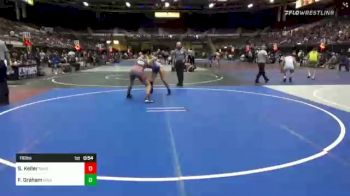 116 lbs Consi Of 8 #1 - Sydney Keller, Baker vs Frankie Graham, Bruise Brothers