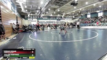 126 lbs Quarterfinal - Aevin James De La Cruz, Chaparral vs Aj Meyer, Murrieta Mesa