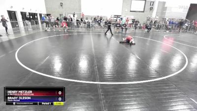 92 lbs Round 2 - Henry Metzler, X-Factor Elite Wrestling vs Brady Oleson, Team Nazar