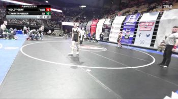 150 Class 4 lbs Champ. Round 1 - Colby Gray, Fort Osage vs Taybryn Geiler, Eureka