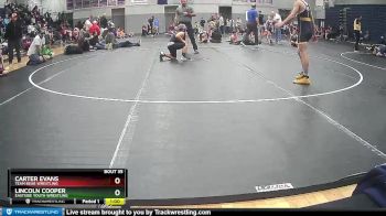 95 lbs Round 2 - Lincoln Cooper, Eastside Youth Wrestling vs Carter Evans, Team Bear Wrestling