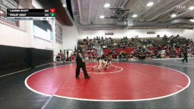 135 lbs 3rd Place Match - Violet Gray, Central-GJ vs Lauren Scott, Chatfield