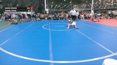 72 lbs Round 3 (6 Team) - Mason Simons, Terps Xtreme vs Tanner Coyne, Keystone Krush