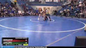 182 lbs Semis & 1st Wb (8 Team) - Caden Snell, West Laurens vs Zavier Byams, Marist School