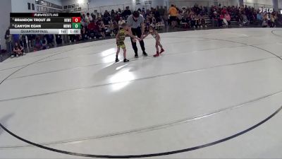 9 lbs Quarterfinal - Brandon Trout Jr, Nebraska Elite Wrestling Club vs Canyon Egan, Midwest Destroyers Wrestling Club