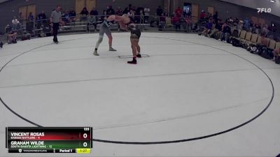 135 lbs Round 4 (8 Team) - Graham Wilde, South Dakota Lightning vs Vincent Rosas, Kansas Rattlers