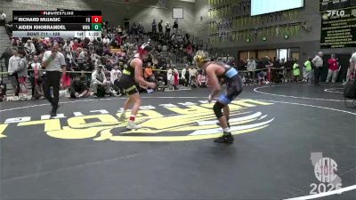 128 lbs Quarterfinal - Aiden Khorramdel, Wright Wrestling Academy vs Richard Mujagic, Ford Dynasty