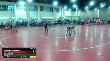 126 lbs Round 2 (16 Team) - Keanu Lee, SD Red vs Jordan Korreckt, All In