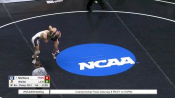 197 lbs, m, Chris Weiler, Lehigh vs Frank Mattiace, Penn