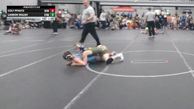 88 lbs Round 3 (4 Team) - Colt Pfautz, Revival White vs Landon Walsh, Xtreme Team
